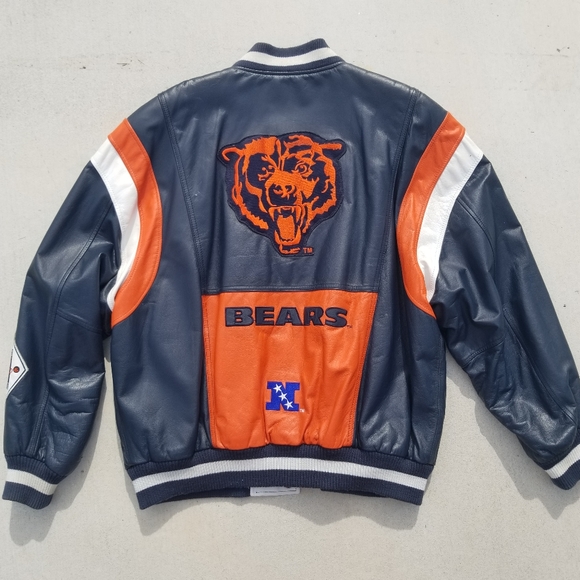 CHICAGO BEARS G III Carl Banks Leather Jacket | XL - Picture 4 of 12